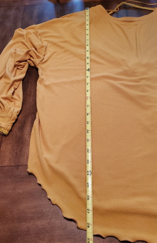 NWT Free People ribbed top lace detail - Picture 7 of 8